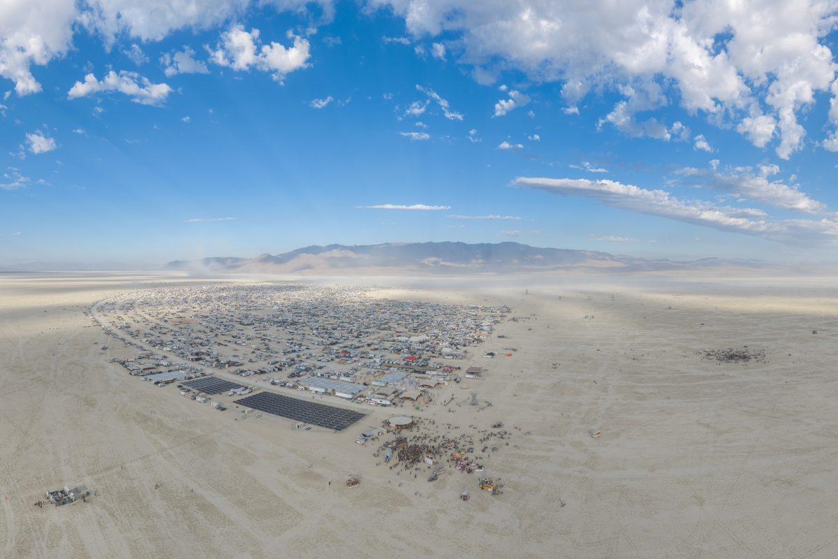 Solar Array at the Edge of the City