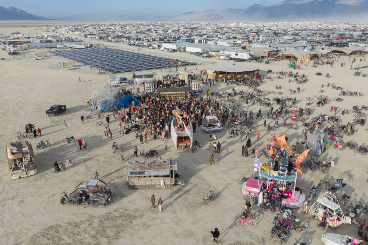 Morning Party at the Solar Array