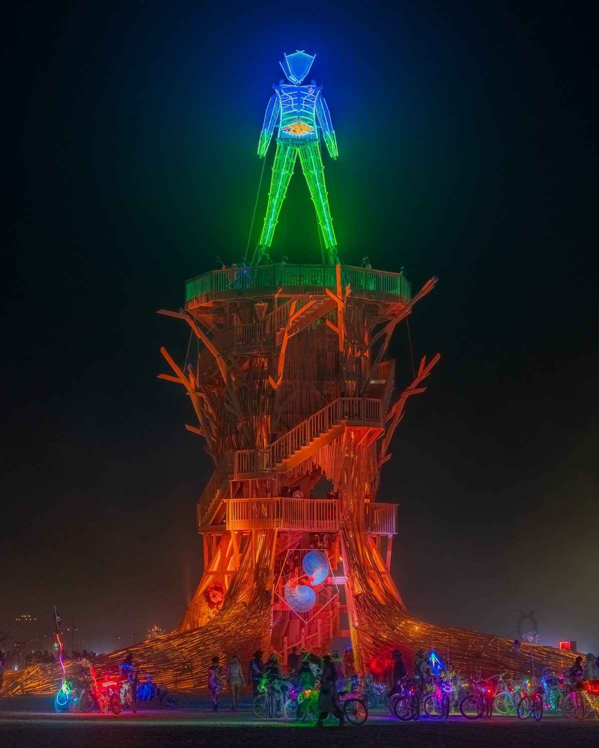 Burning Man 2026 Man Base - Cryptomeria by Alexander Rose