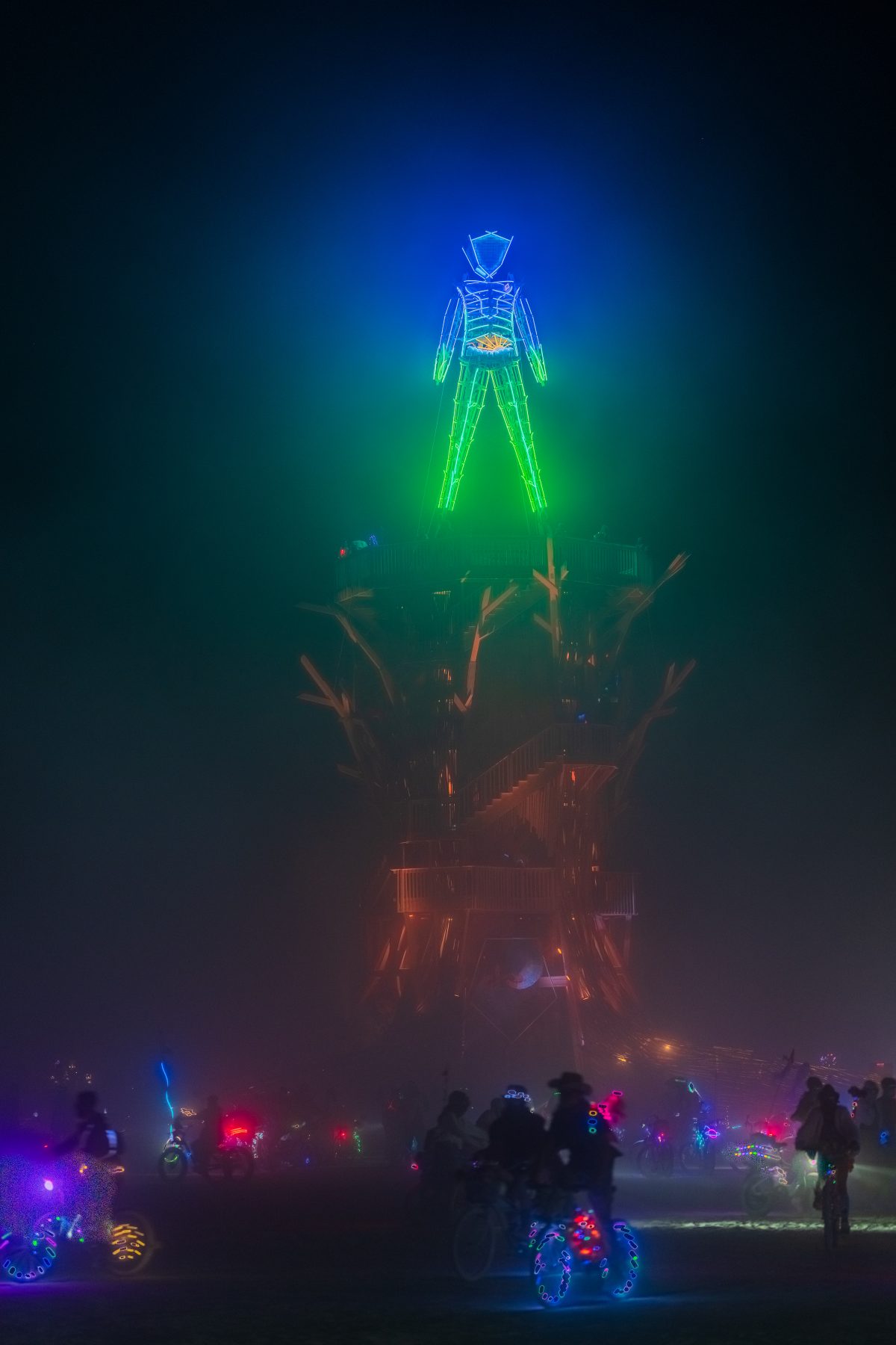 Burning Man 2026 Man Base - Cryptomeria by Alexander Rose