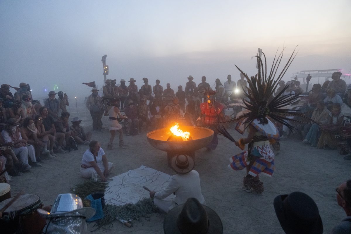 Aztec Dancer at the Temple Blessing - Earth Guardians
