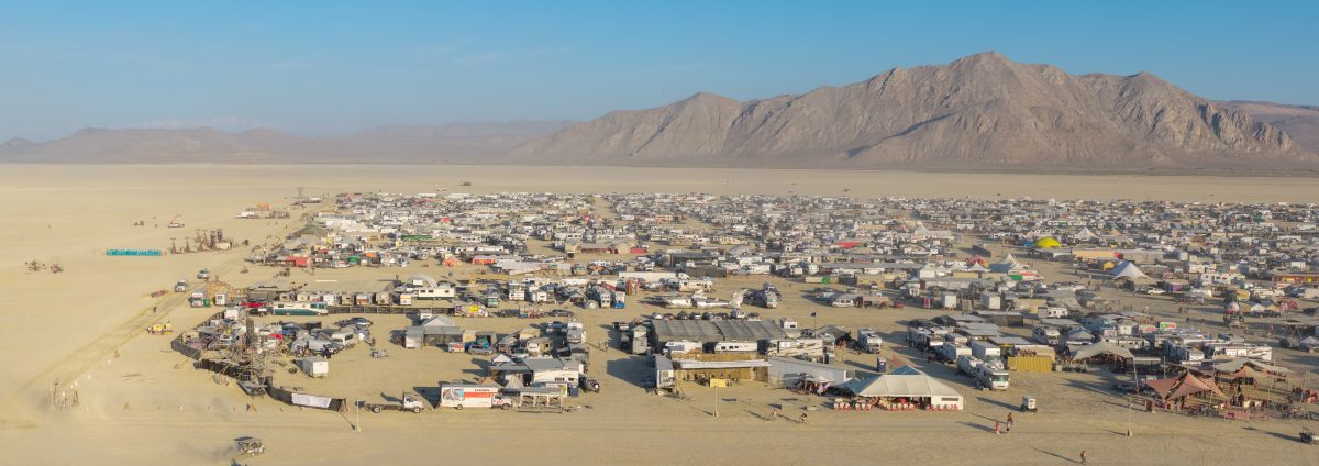 Camps Against the Black Rock Range