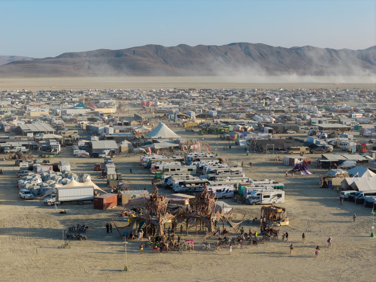 Dust Drifting Past The Camps
