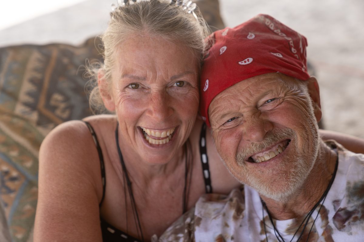 Happy Couple at Atlantis Camp