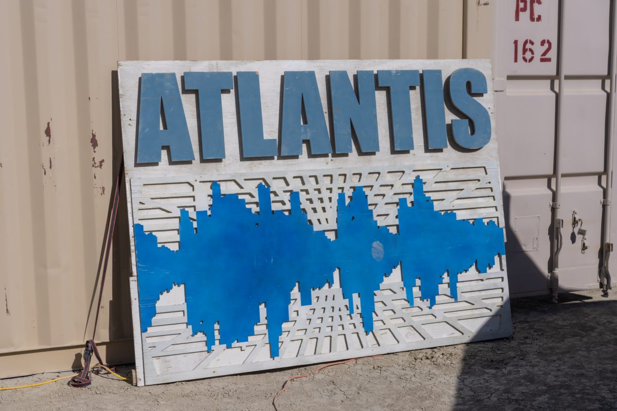 Atlantis Camp Sign