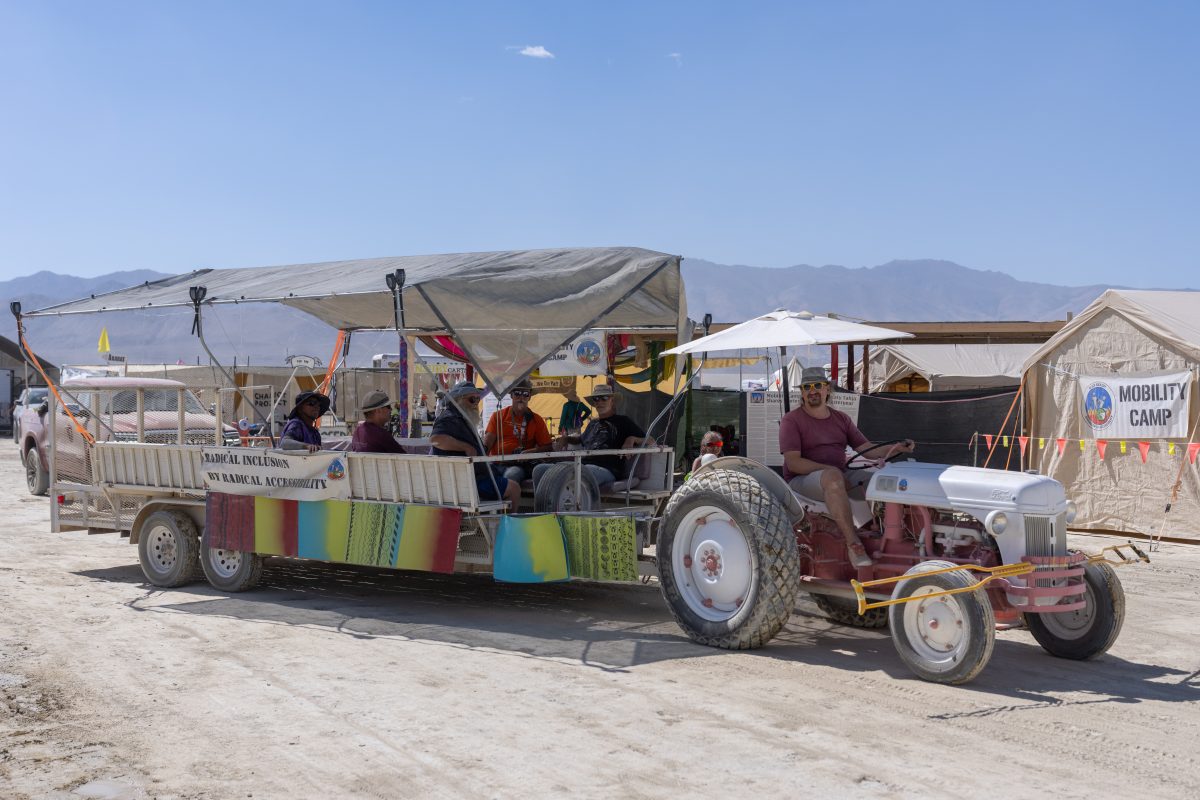 Mobility Camp Tractor Shuttle