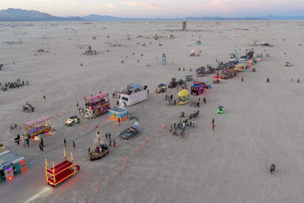 Art Cars Waiting at the DMV