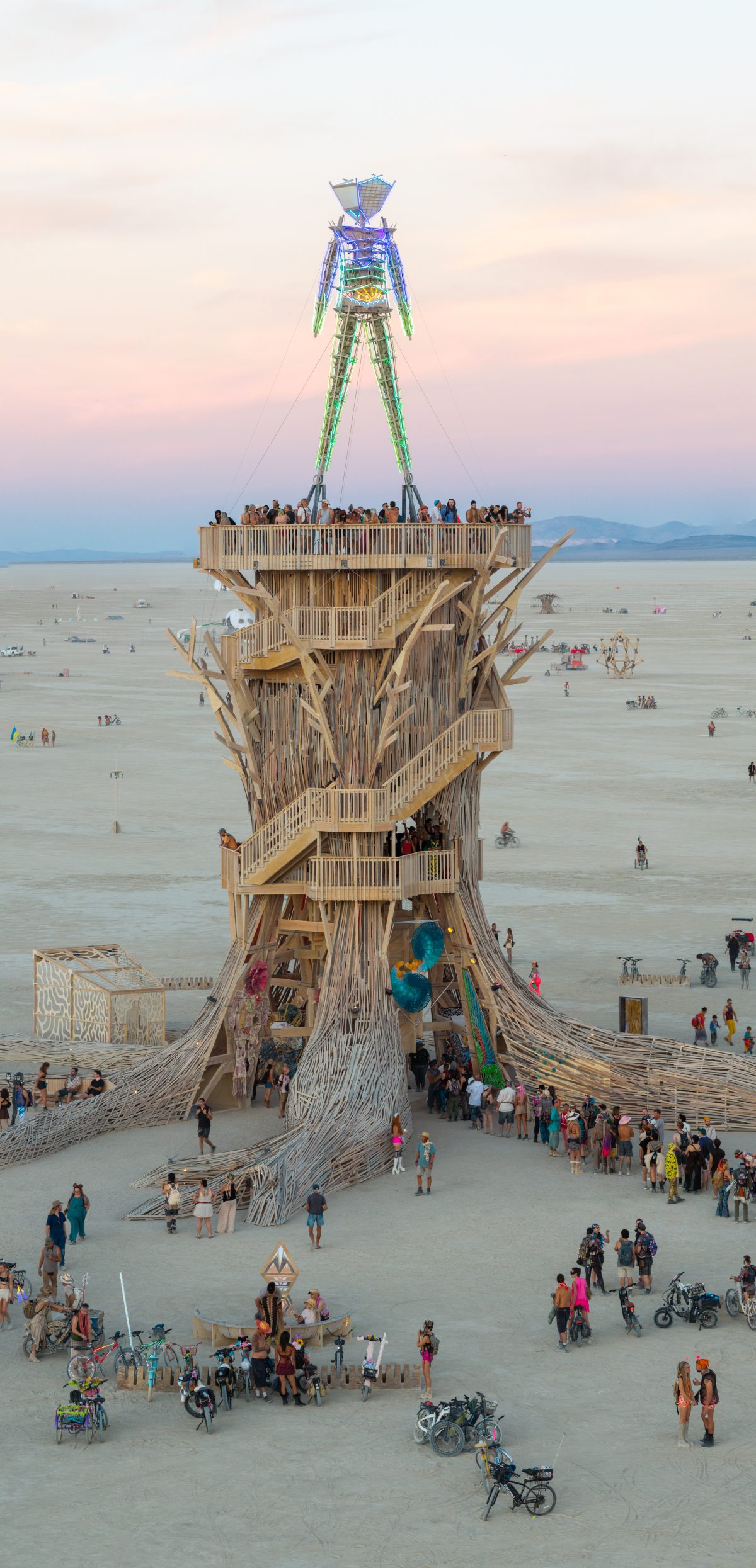 Burning Man 2026 Man Base - Cryptomeria by Alexander Rose