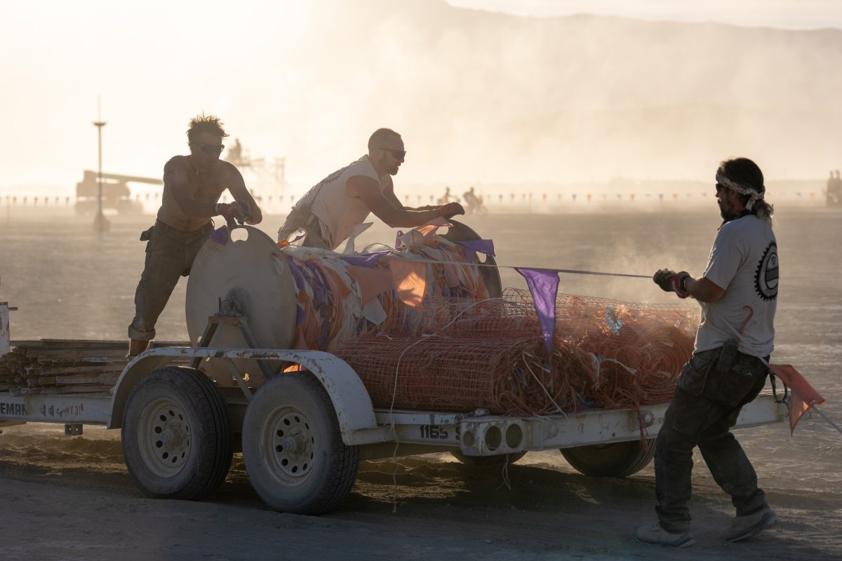 Loading Out in the Dust