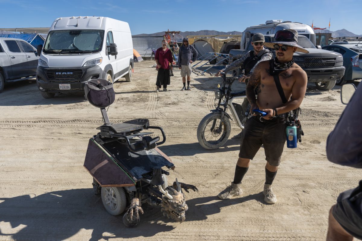 Homemade Dragon Cart in Camp