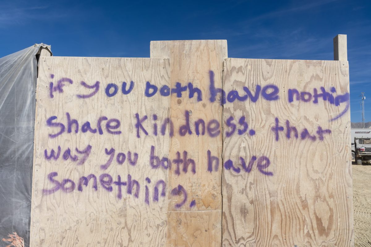Share Kindness Plywood Sign