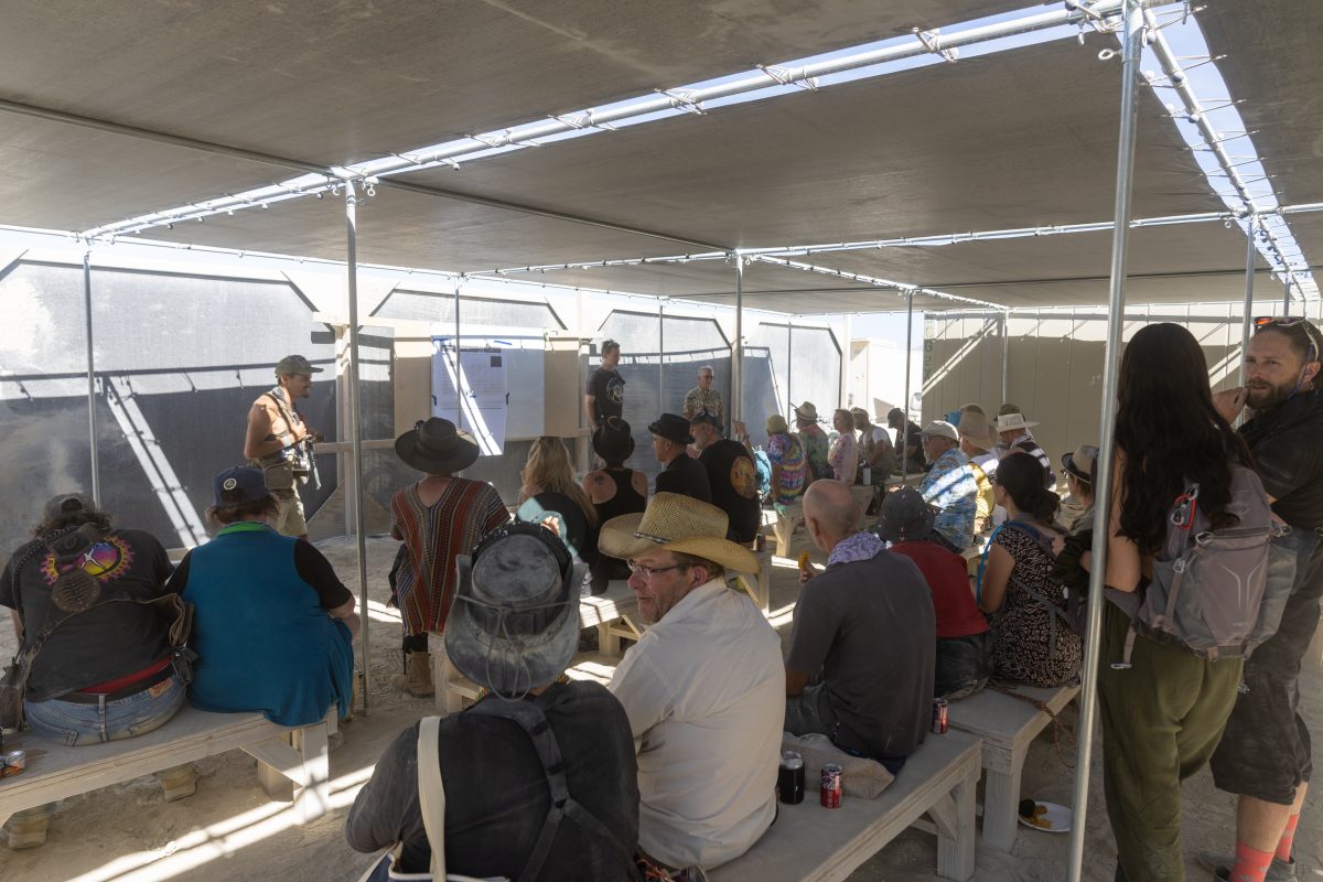 Doc Team Meeting at the Black Rock Operations Center (BROC)