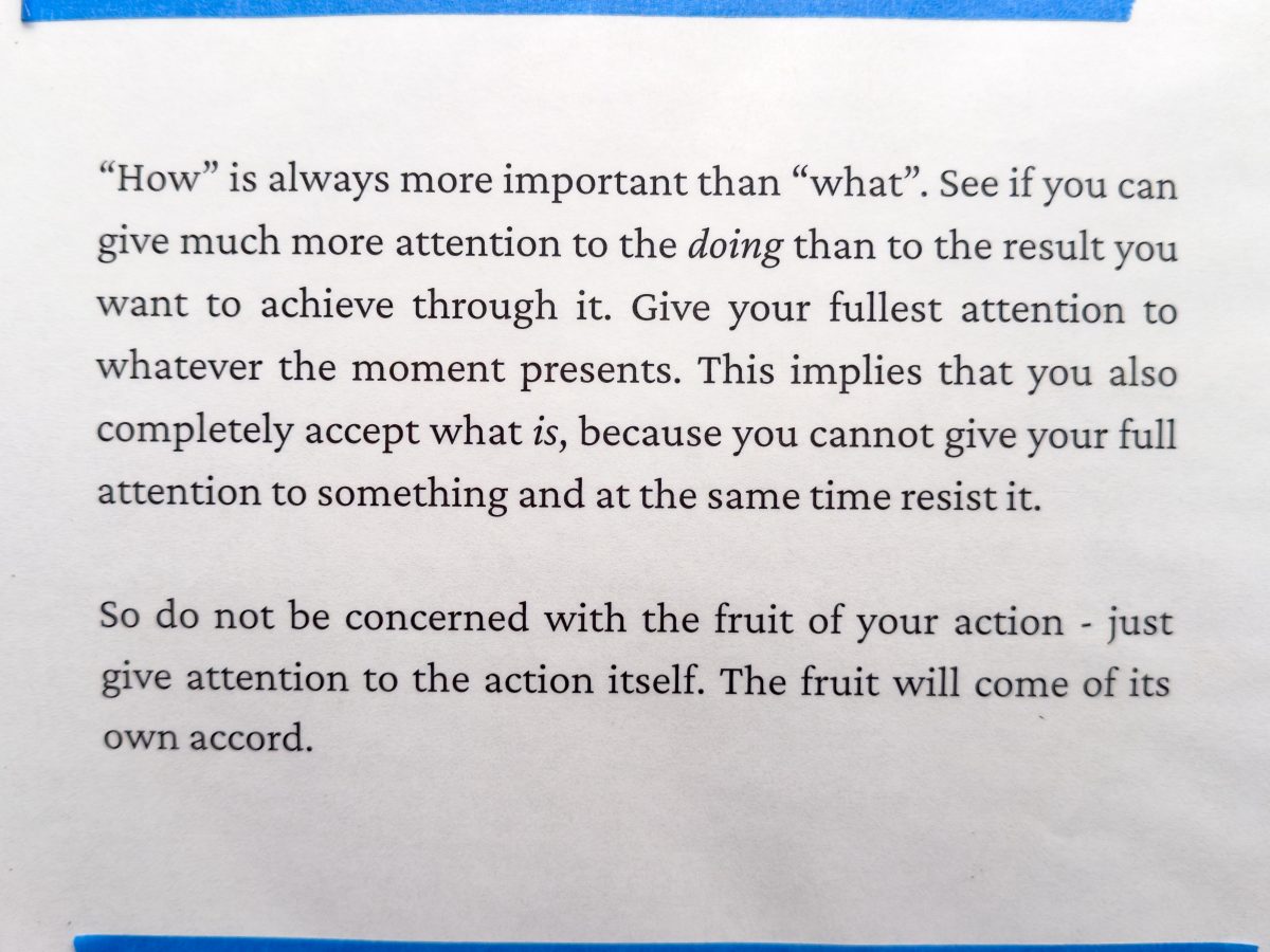 Taped Note About Doing