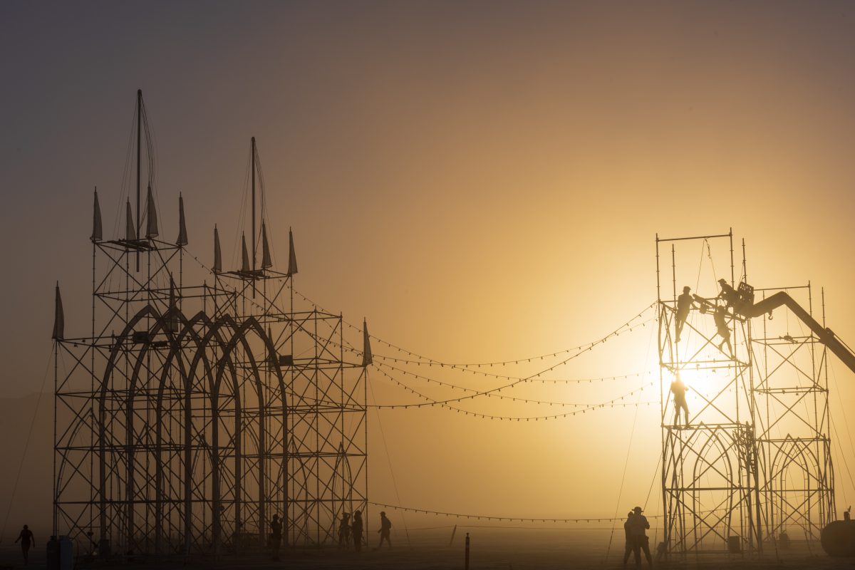 The Gothic Folly (build week) by Alex Noerpel and Hunter Keene