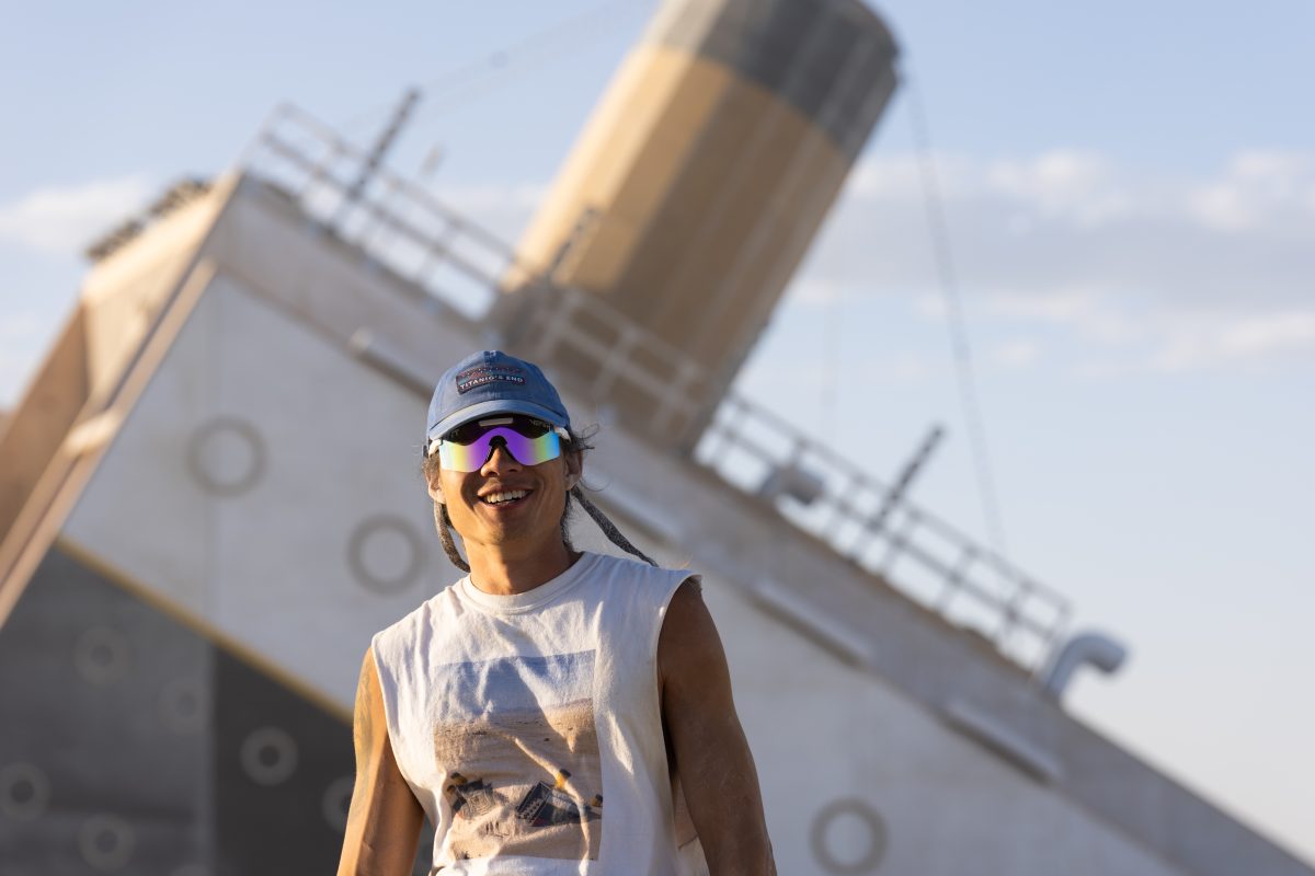 Justin Kan at TITANIC (build week) by Titanics End