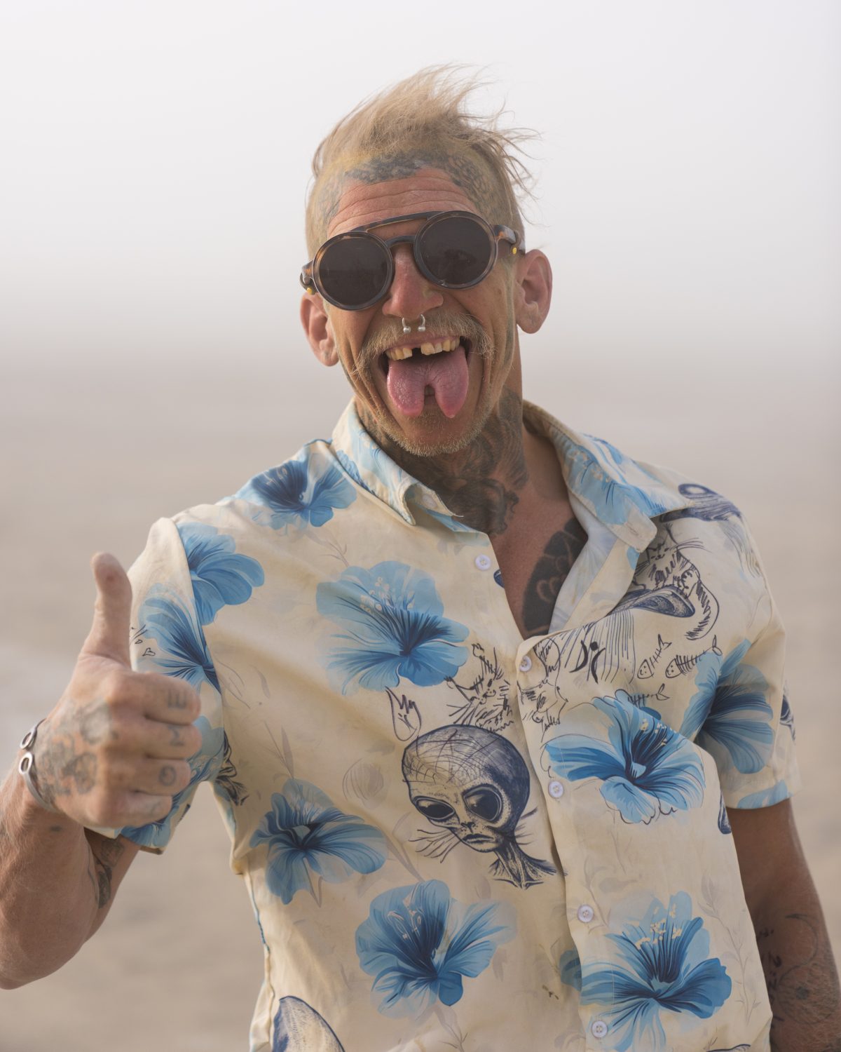 Thumbs Up in the Dust