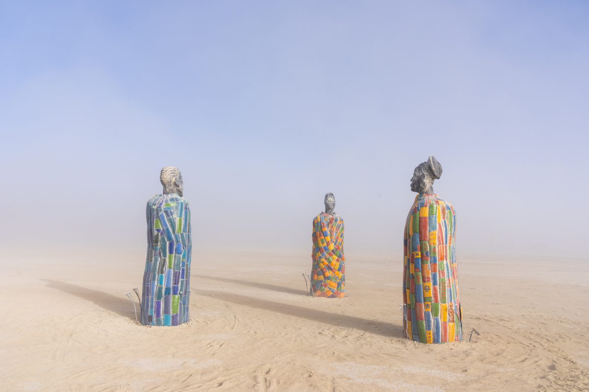 The Circle of Ancestors (build week) by Maurice Cavness