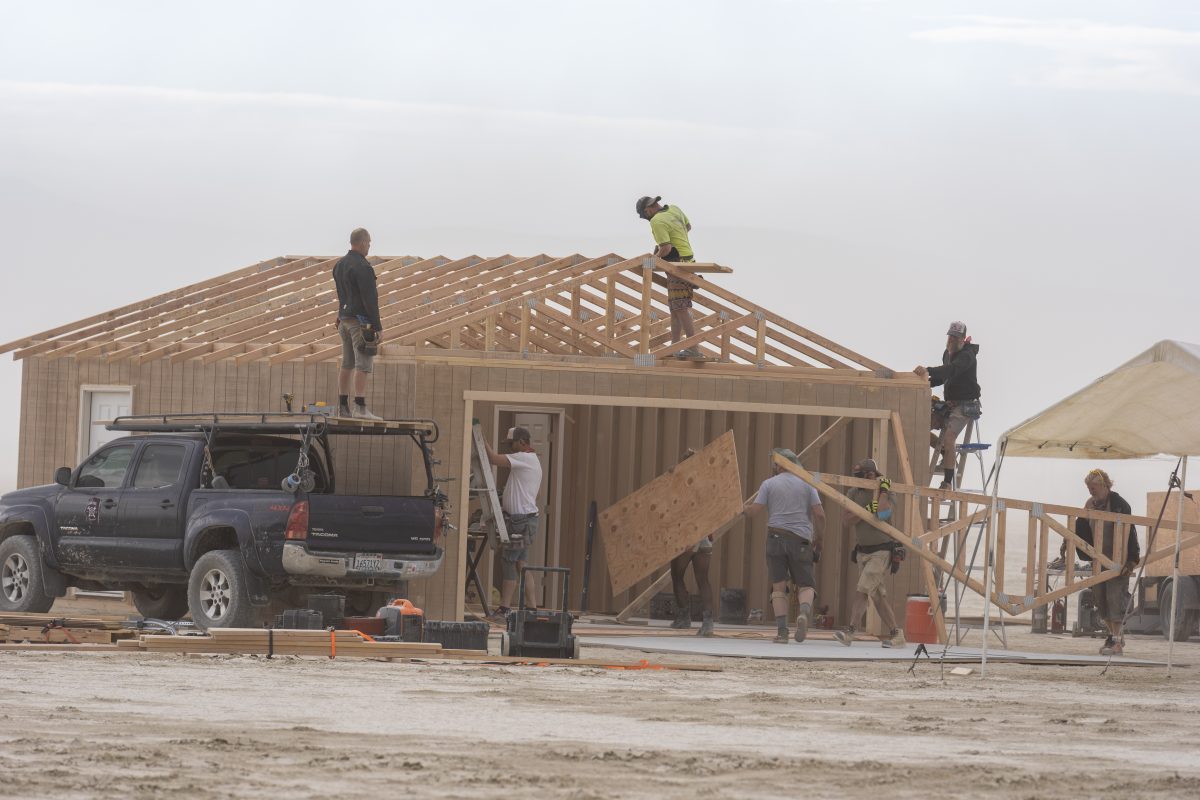 The Garage (build week) by Brendon OHalloran and the OTools