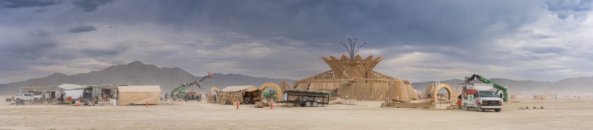 Temple of the Moon (build week) by Moonlight Collective