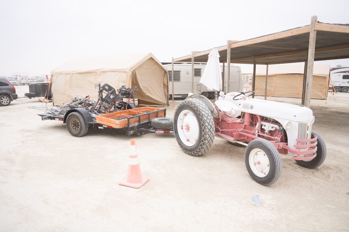 Tractor and Trailer at Mobility Camp