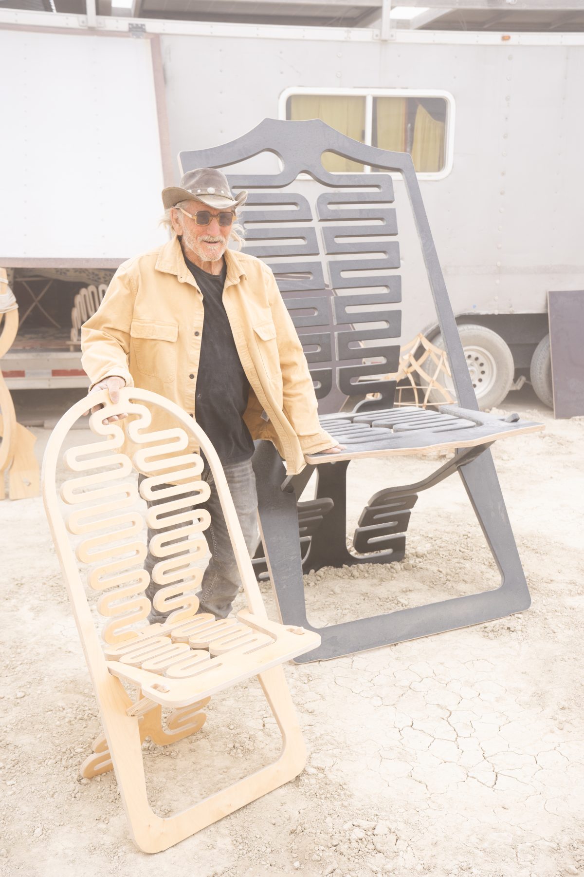 Gregg Fleishman and His Plywood Chairs