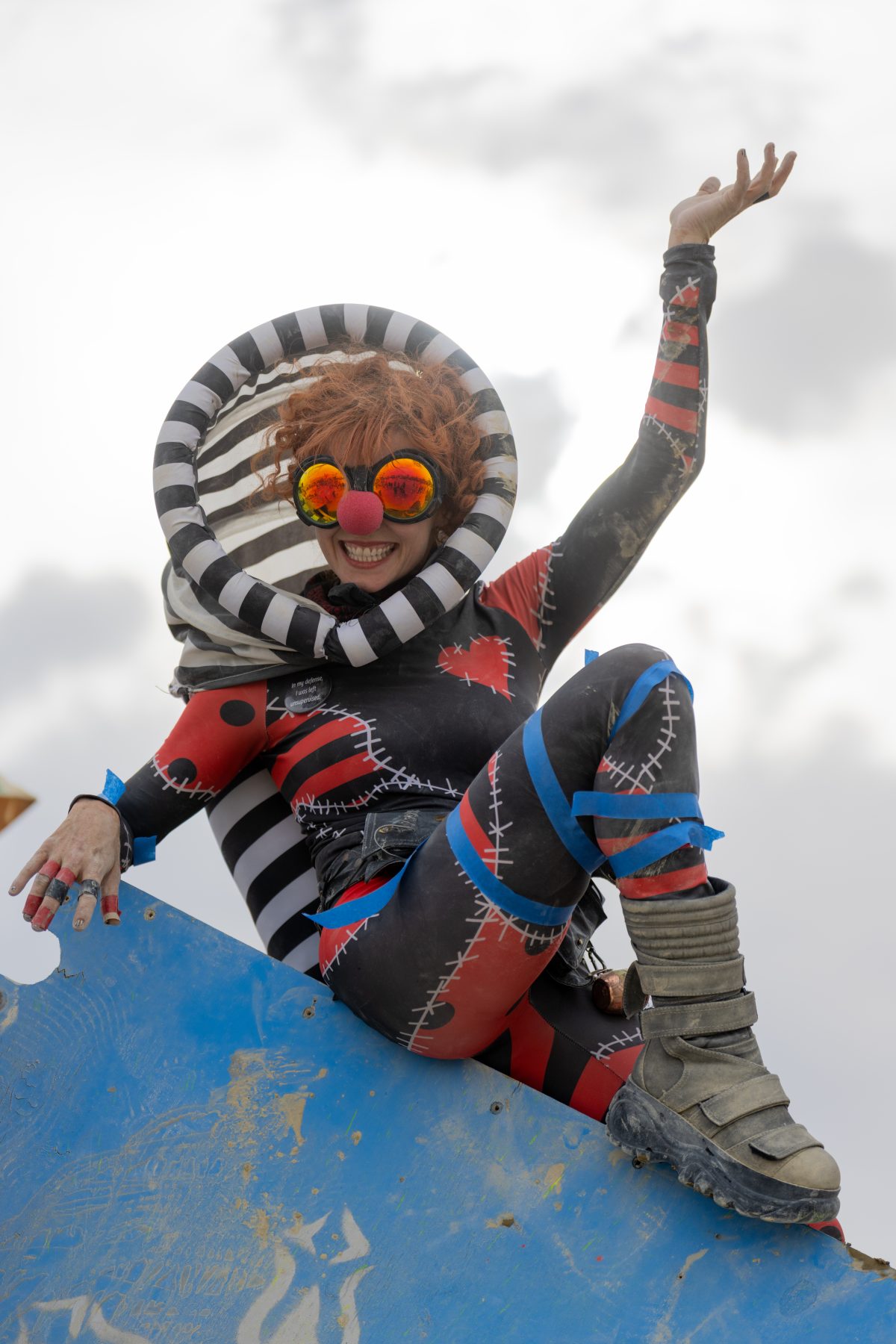 Clown on the DPW Spire