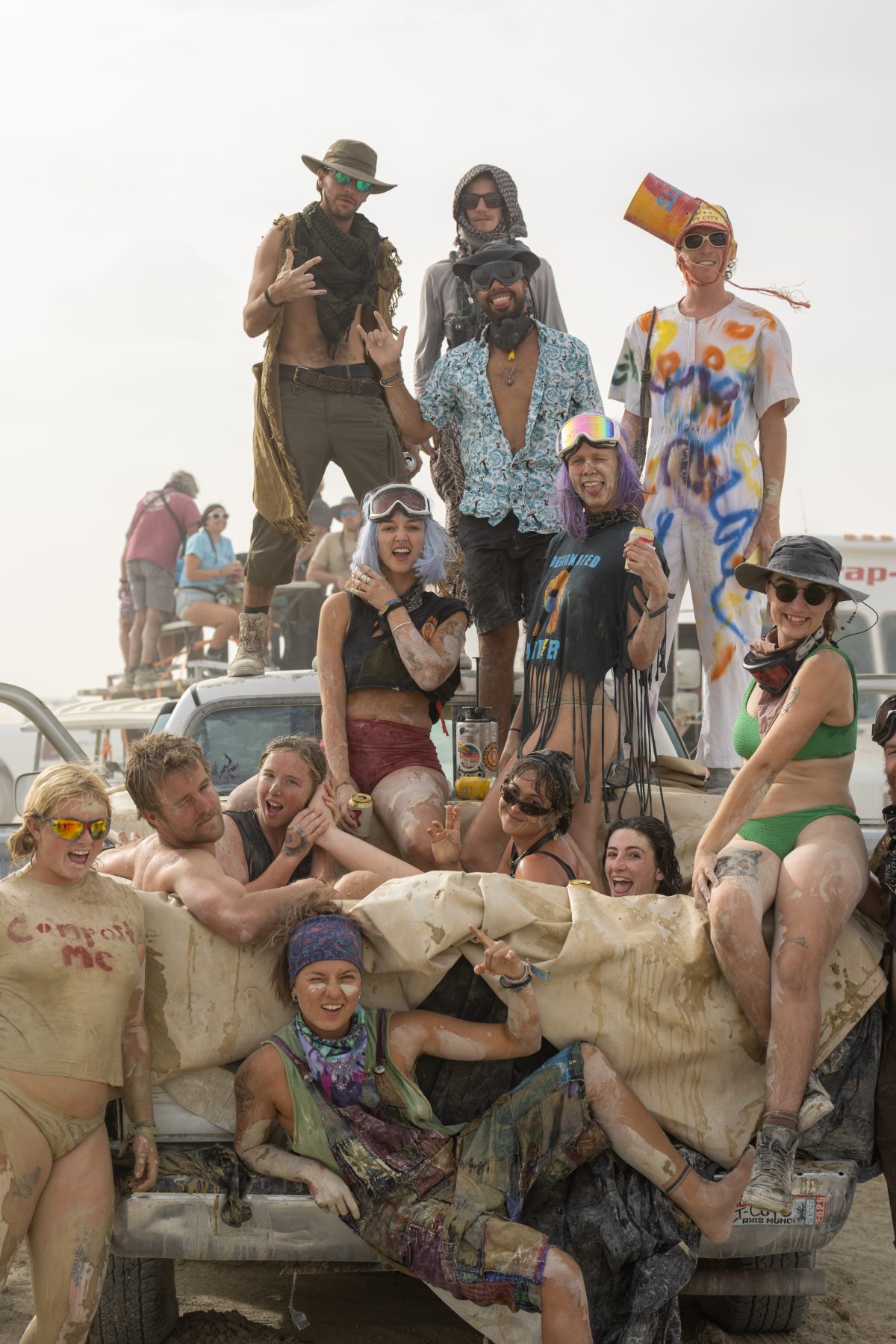 Hot Tub in a Truck DPW Crew at the 420 Spire Party