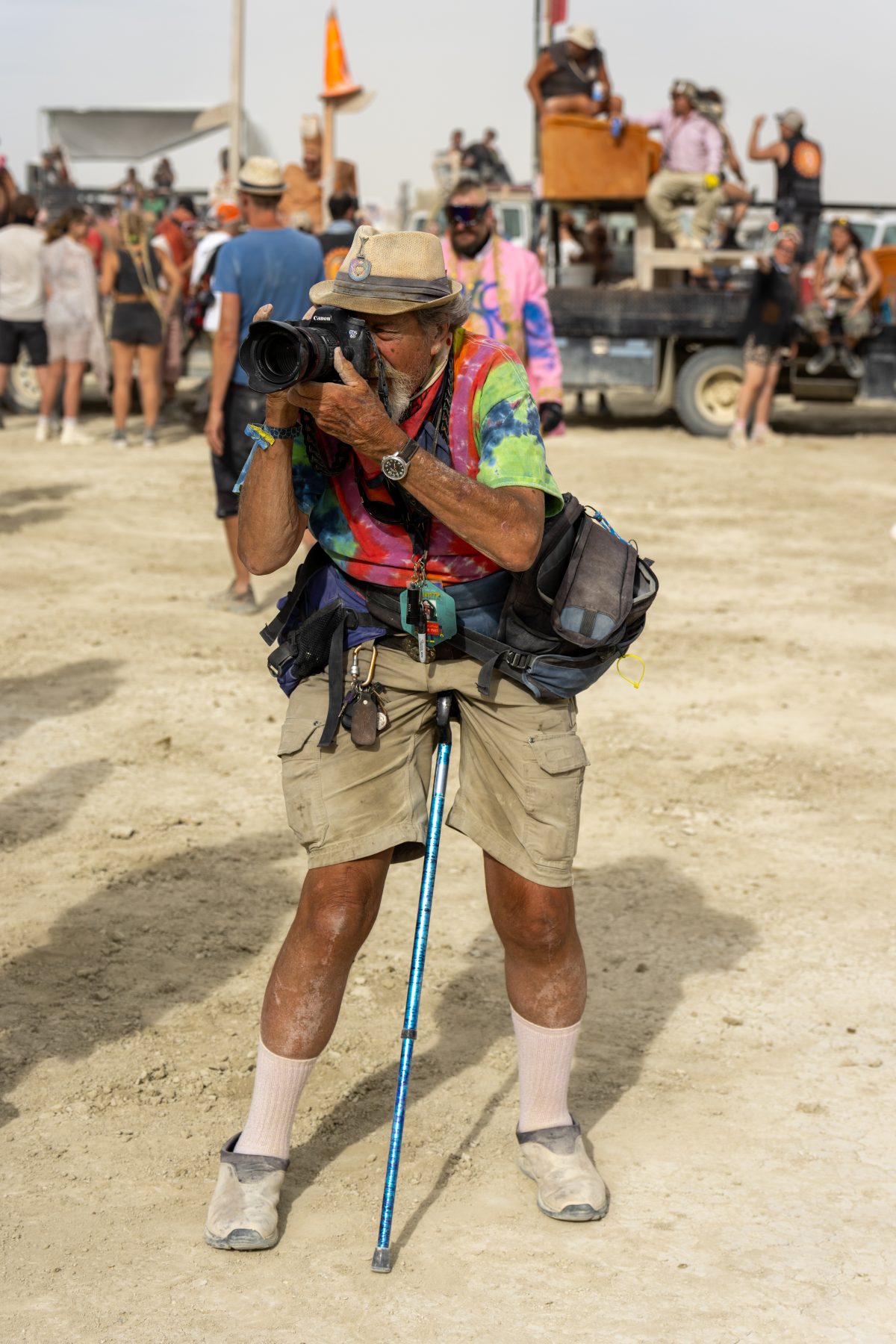 George Shooting the DPW Spire Party and Demonstrating a New Technique