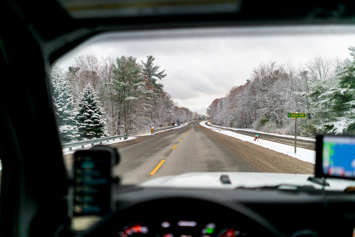 First Snow Highway Drive