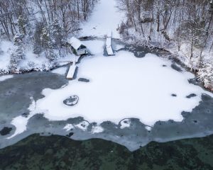 Boathouse on New Ice