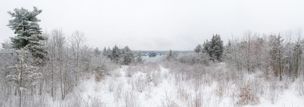 Frozen Clearing Above the River