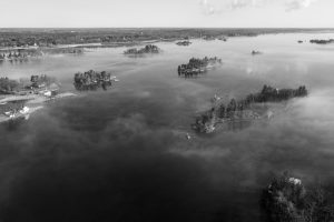 Fog Drifting Through the Islands