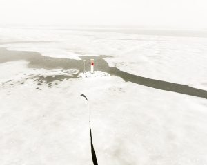 Ice-Locked Marker, 1000 Islands