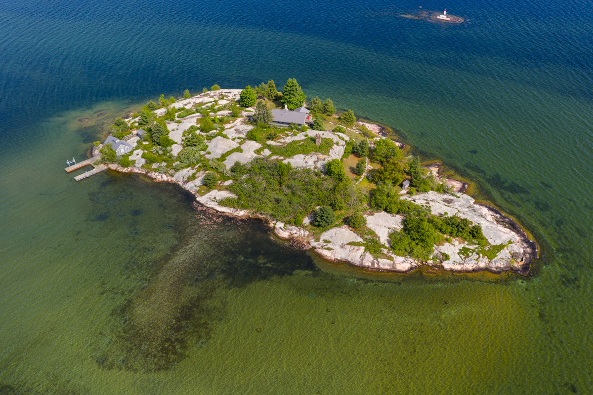 Chimney Island from Above
